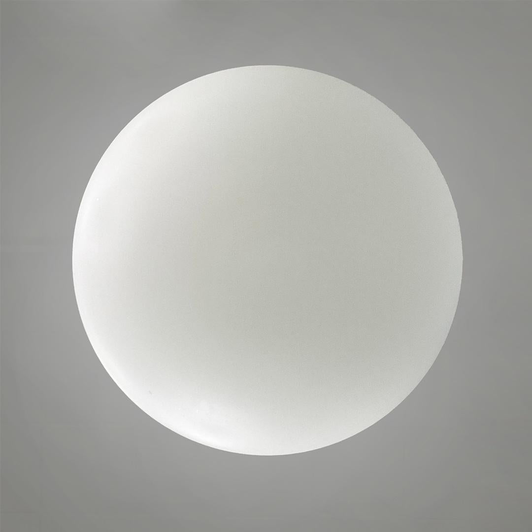 Plafonnier italien en verre opalin 1104 pour Stilnovo, du milieu du siècle dernier, années 1960 en vente 5