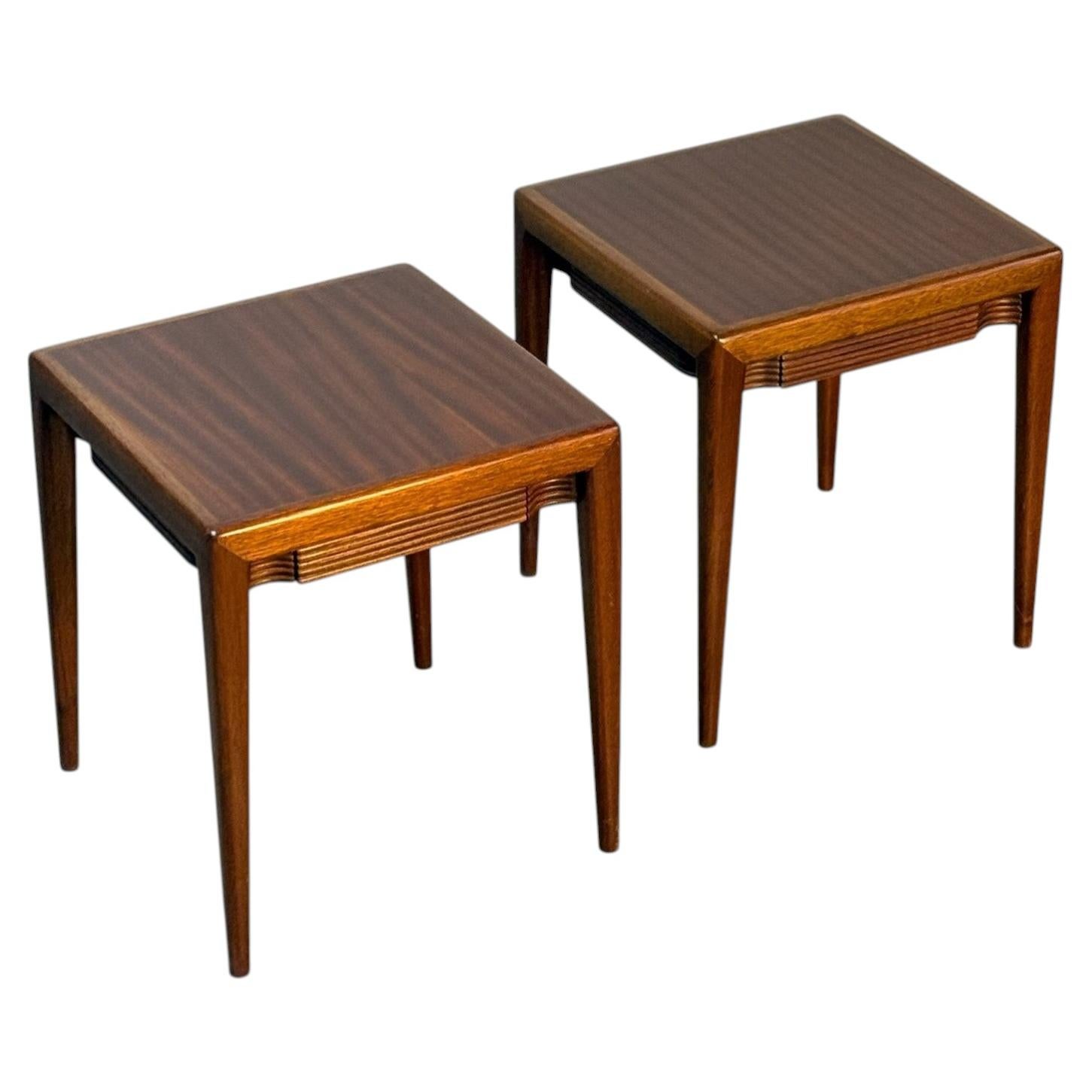 Italian Mid Century Modern Osvaldo Borsani Side Tables