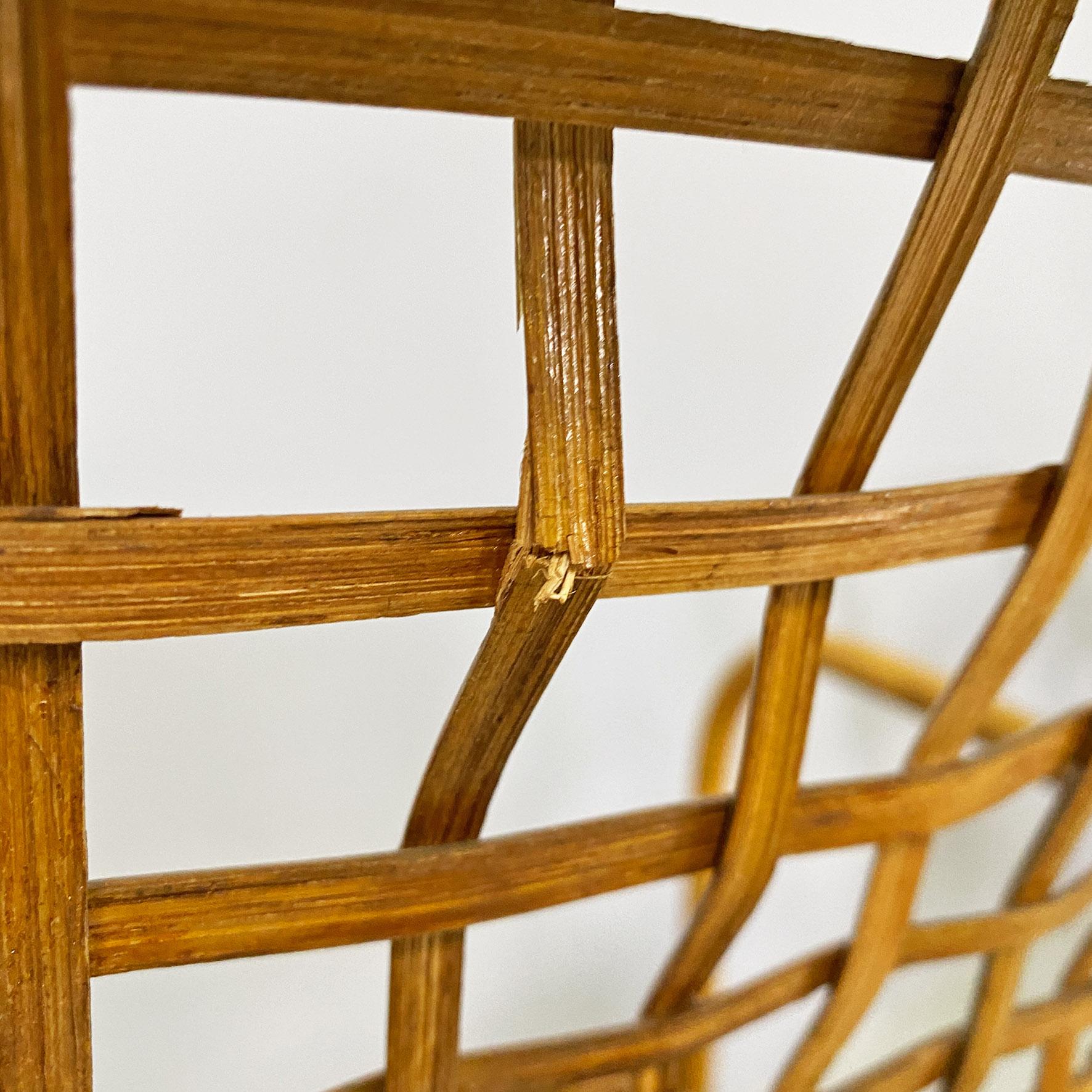 Italian mid-century modern outdoor rattan chairs with armrests, 1960s For Sale 7