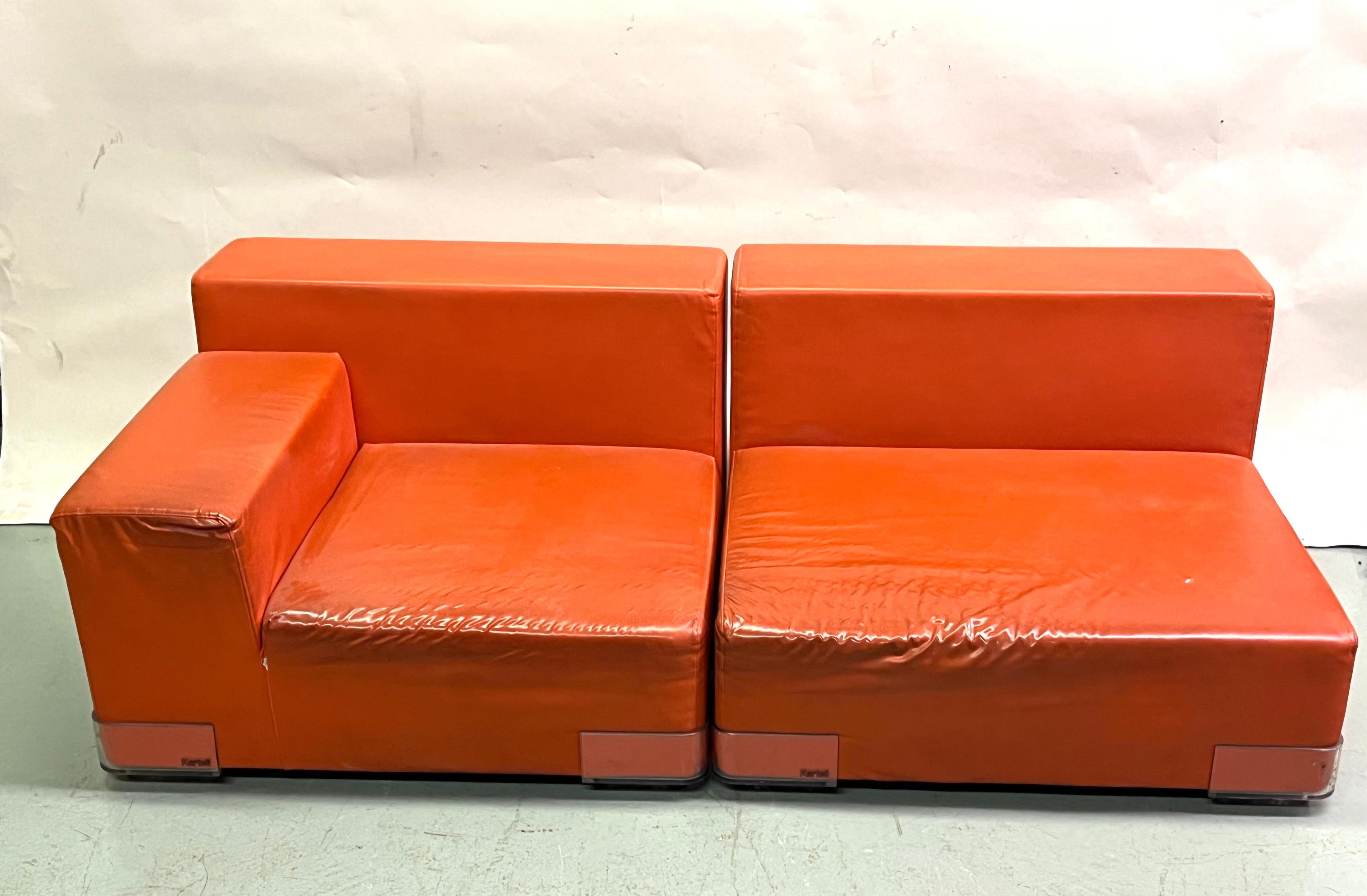 20th Century Italian Mid-Century Modern Pair of Lounge Chairs by Piero Lissoni   For Sale