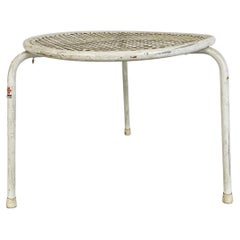 Used Italian Mid-Century Modern Perforated Metal Outdoor Table by Emu, 1960s