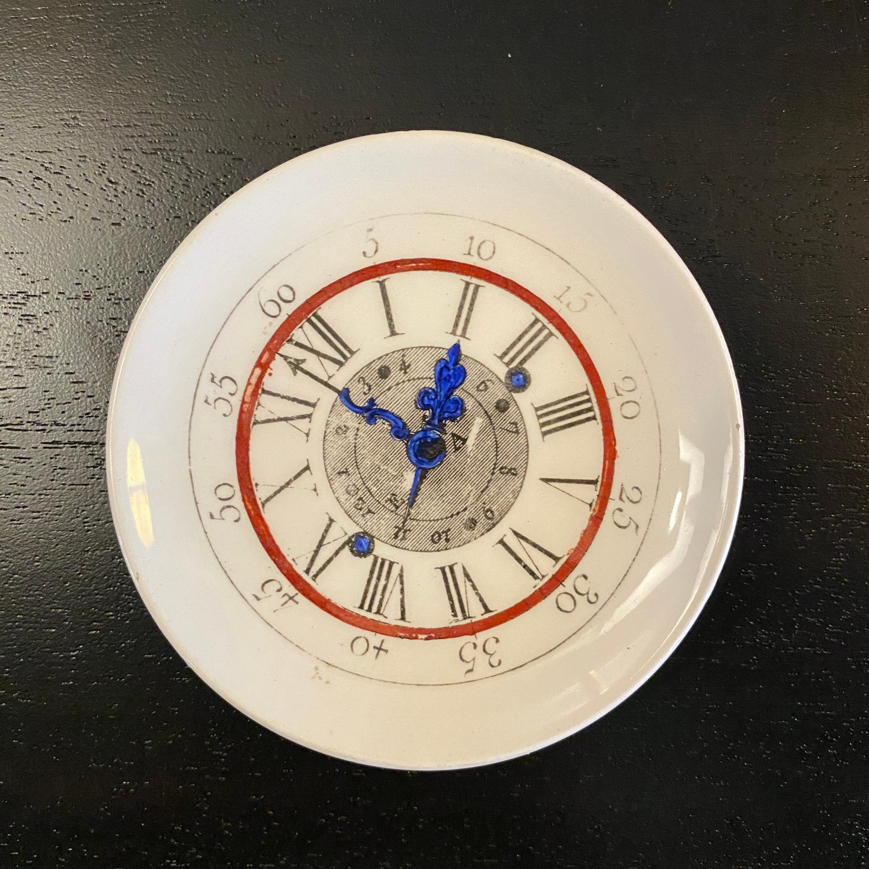 Italian Mid-Century Modern Petite Clock Plates For Sale 3