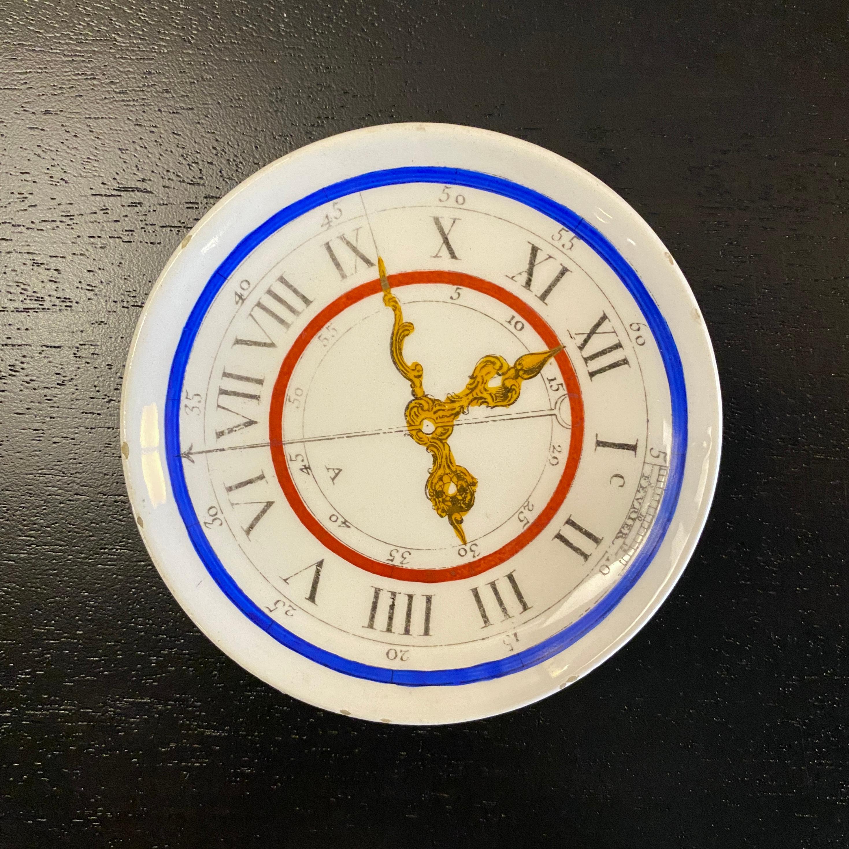 Italian Mid-Century Modern Petite Clock Plates For Sale 4
