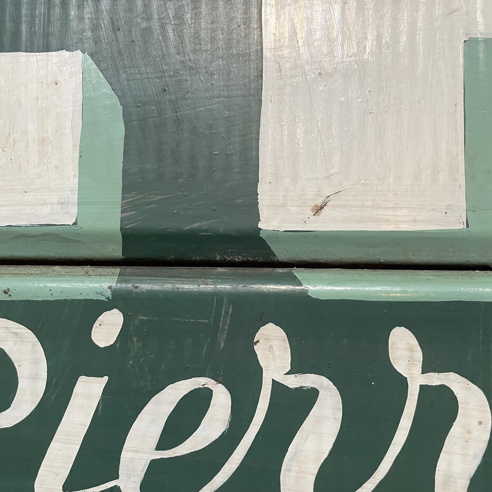 Enseigne publicitaire en métal pour le café Pierri's, Italie, milieu du siècle dernier, années 1950 3