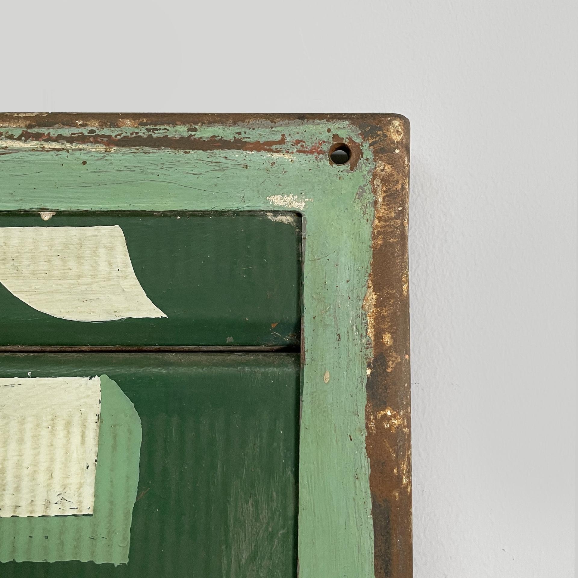 Enseigne publicitaire en métal pour le café Pierri's, Italie, milieu du siècle dernier, années 1950 8