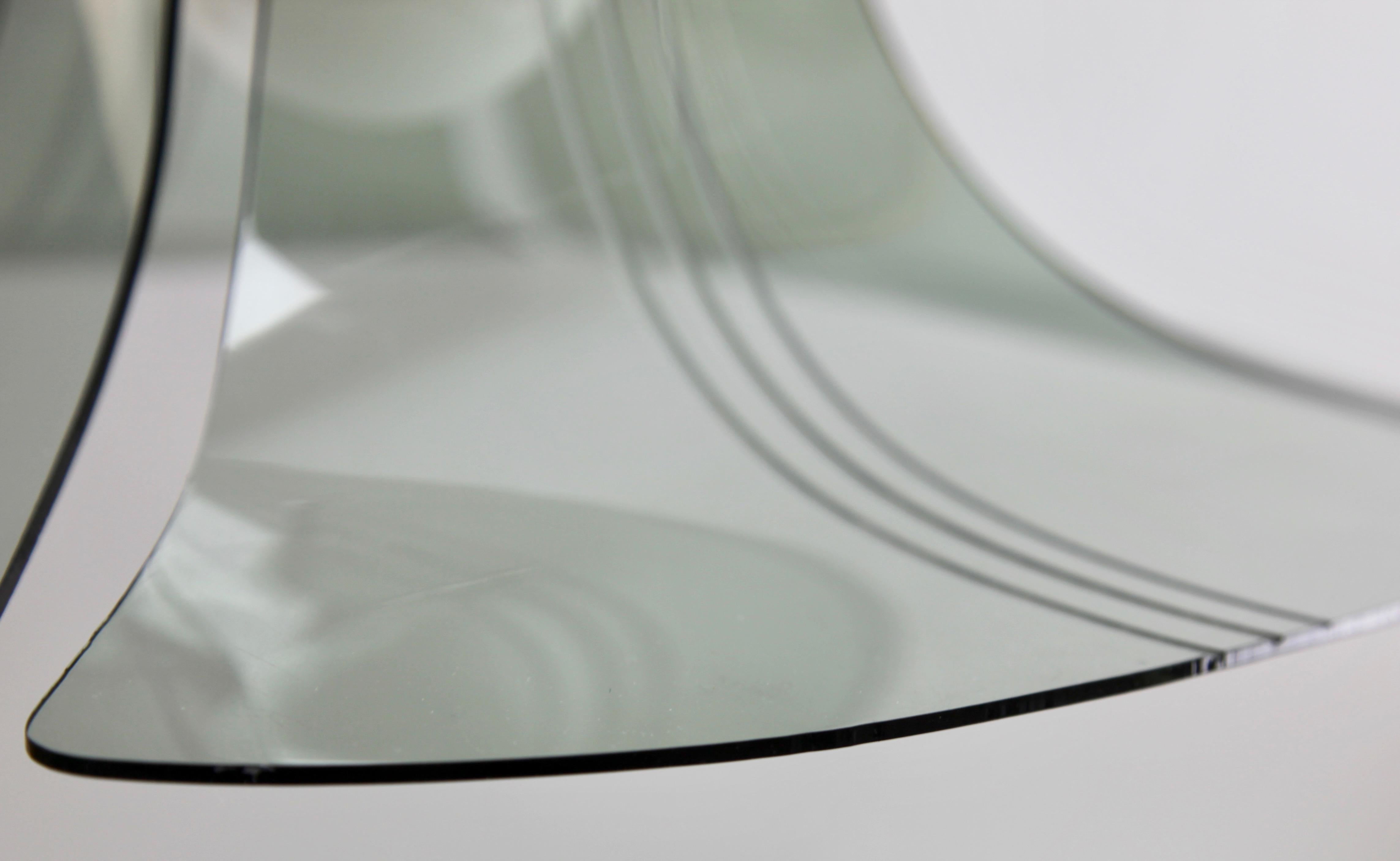 Italian Mid-Century Modern Plexs Glass Pendant/Suspension Fixture For Sale 7