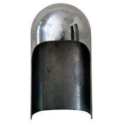 Italienische Mid-Century Modern Dome-Tischlampe aus poliertem Aluminium, 1960er Jahre