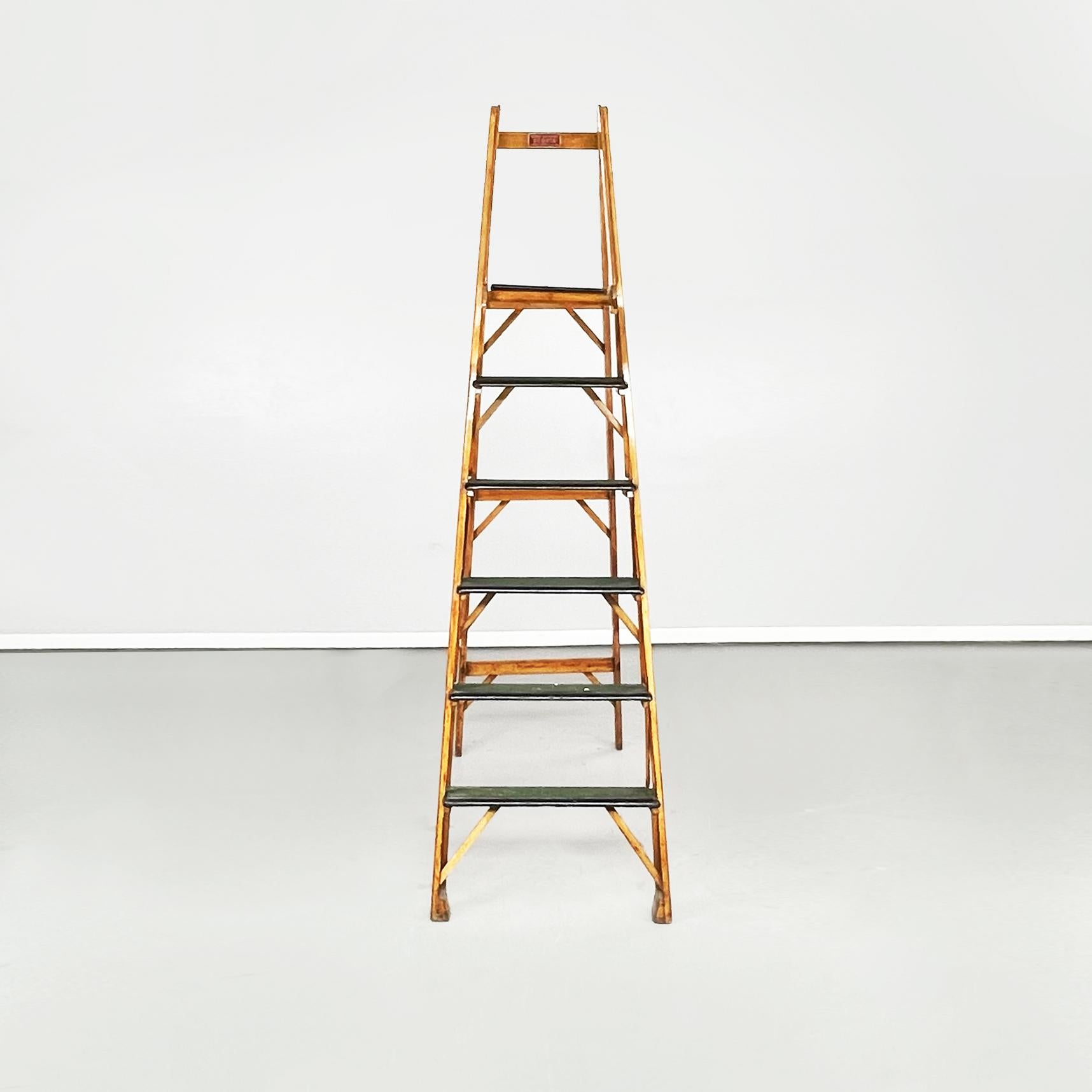 wooden stair ladder