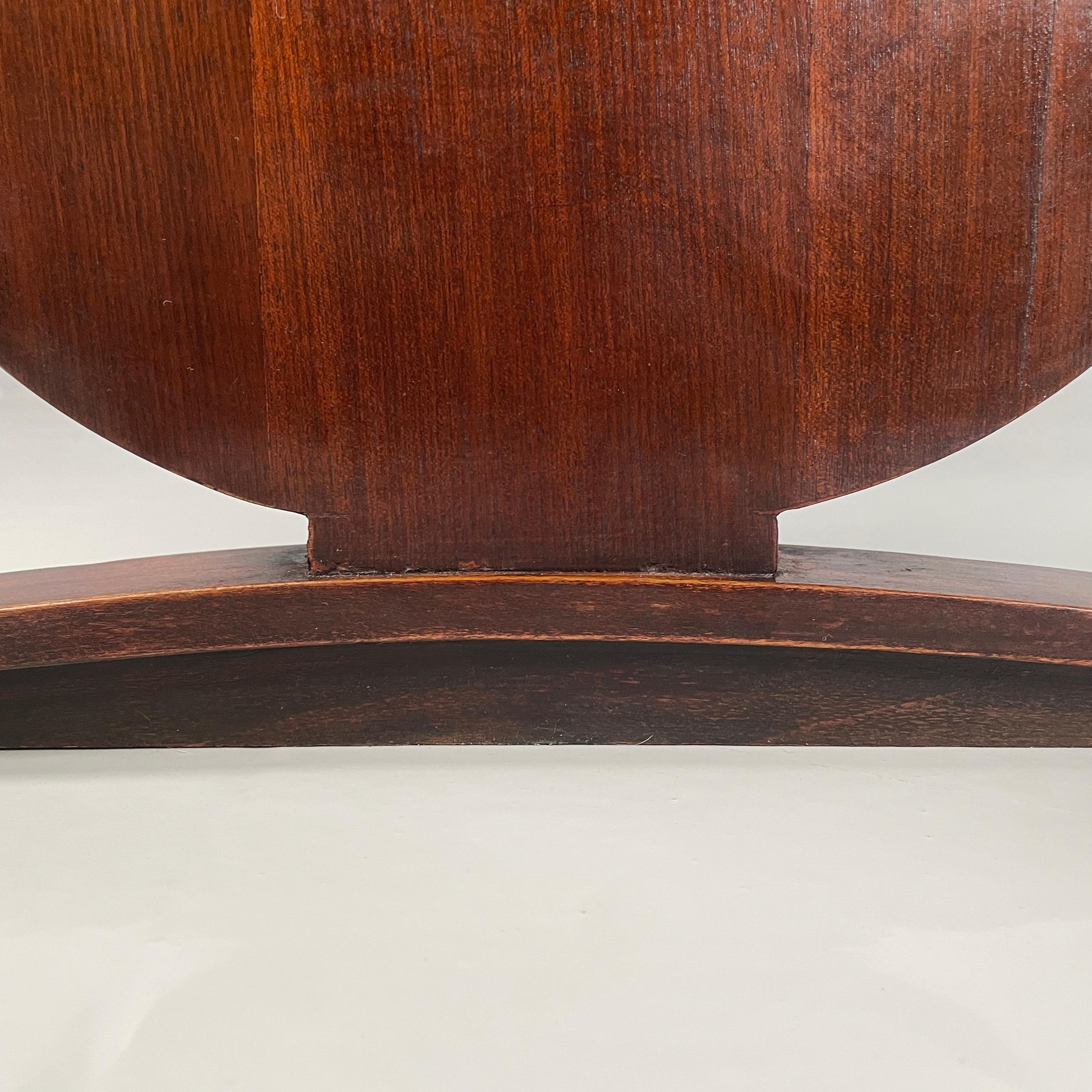 Italian mid-century modern rectangular coffee table in wood, 1950s For Sale 7