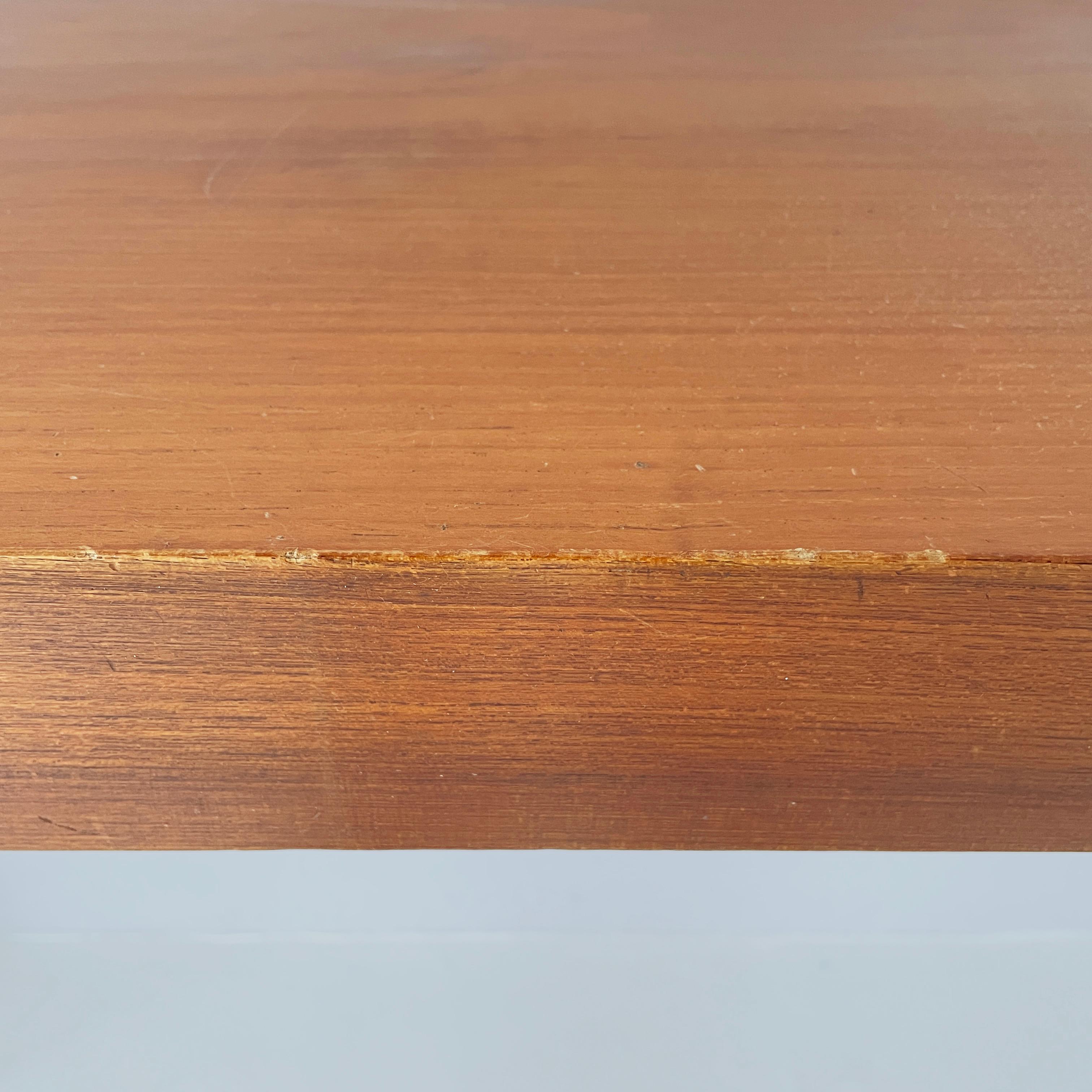 Italian mid-century modern Rectangular console in wood, 1960s For Sale 5