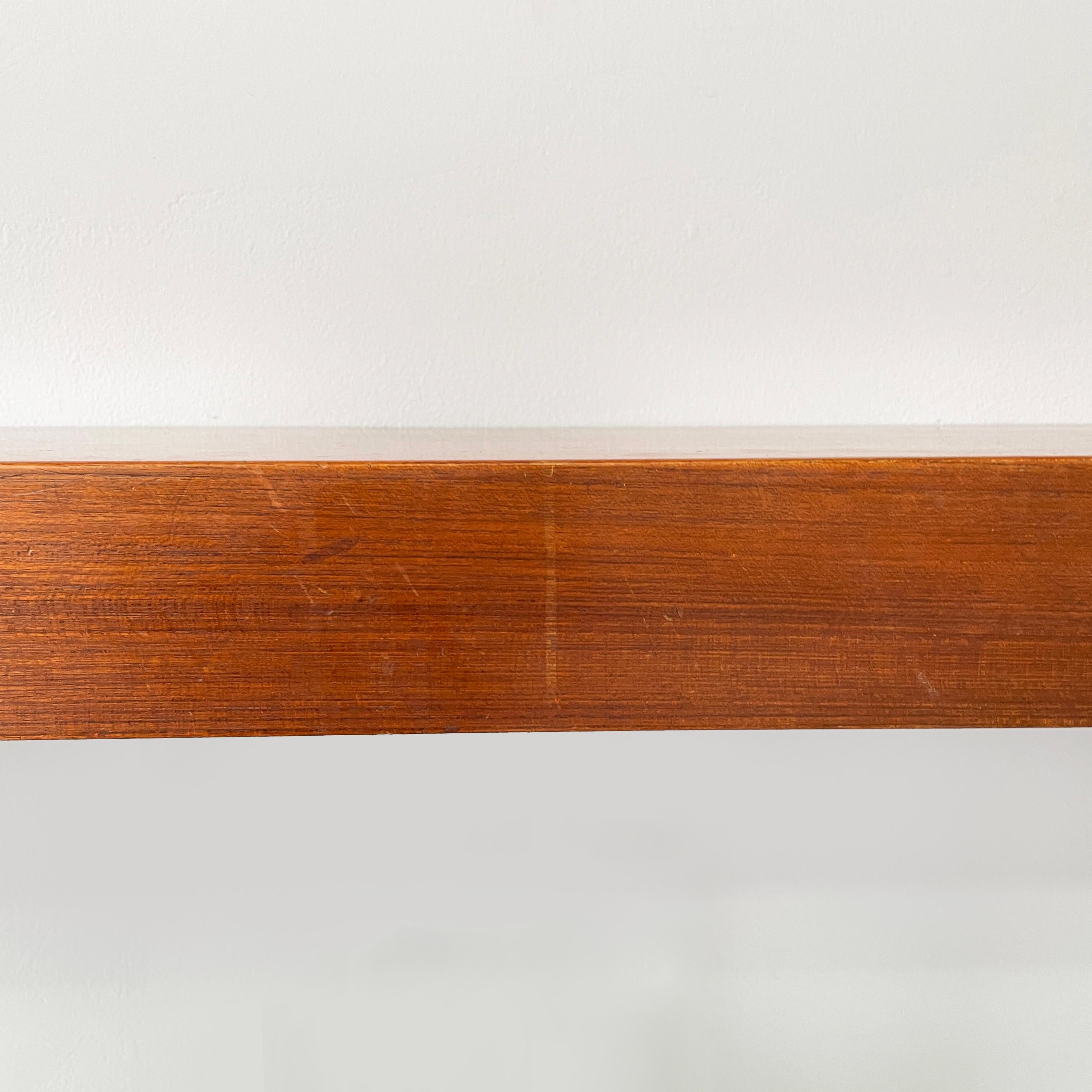 Italian mid-century modern Rectangular console in wood, 1960s For Sale 8
