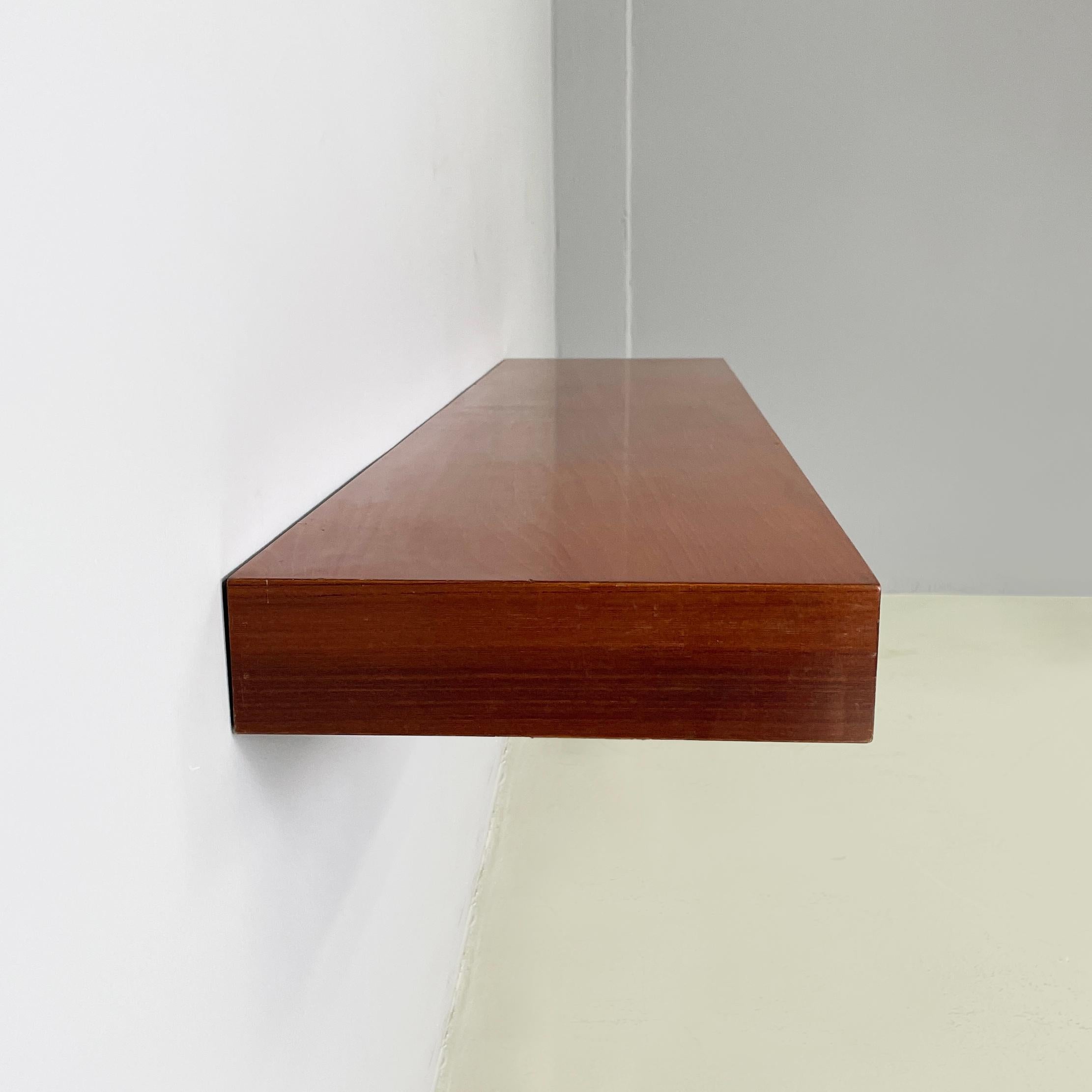 Mid-Century Modern Italian mid-century modern Rectangular console in wood, 1960s For Sale