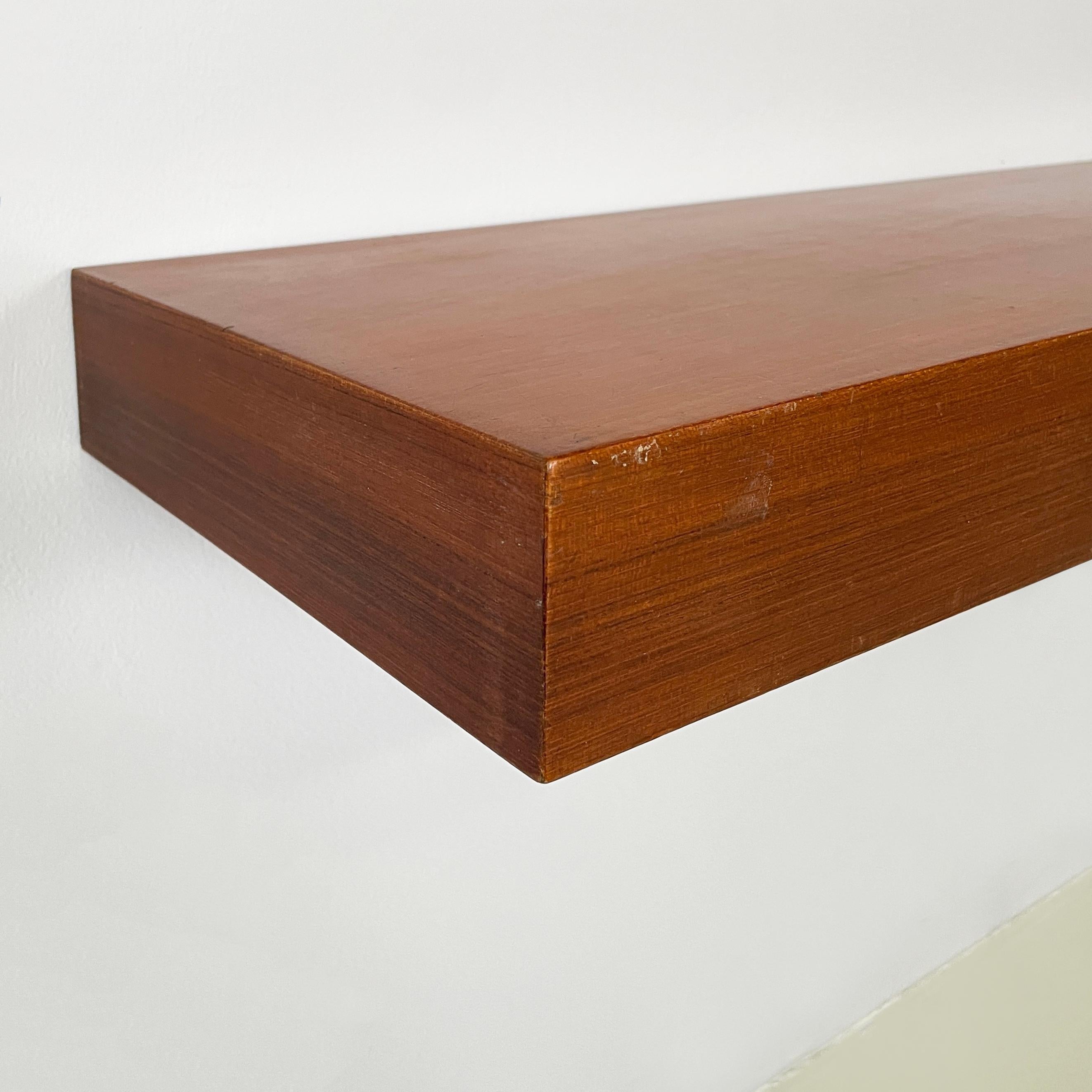 Mid-20th Century Italian mid-century modern Rectangular console in wood, 1960s For Sale
