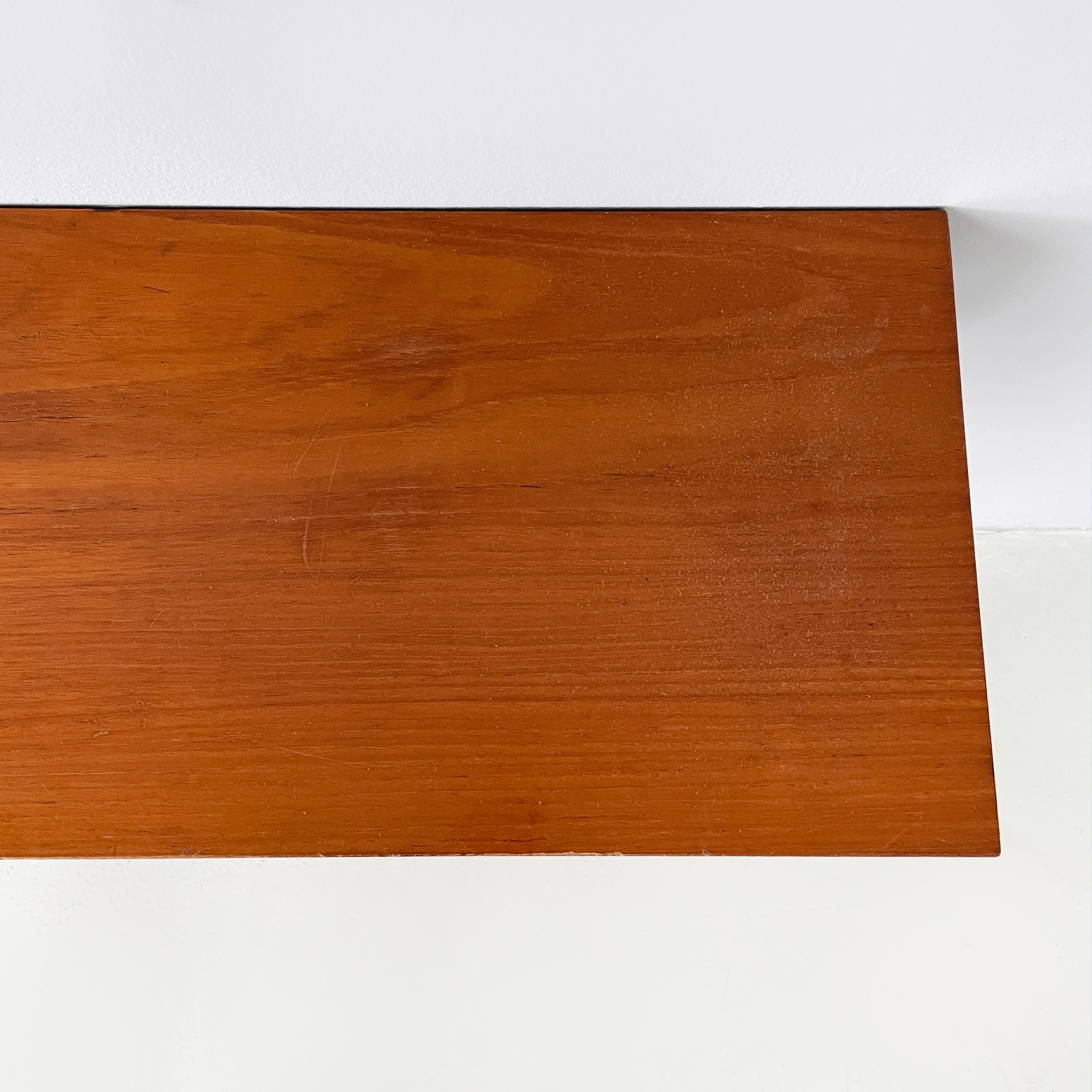 Italian mid-century modern Rectangular console in wood, 1960s For Sale 2