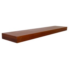 Italienische Mitte des Jahrhunderts modern Rechteckige Konsole aus Holz, 1960er Jahre