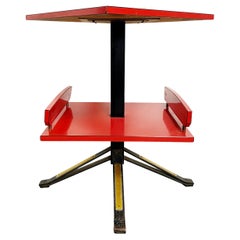 Vintage Italian Mid-Century Modern Red and Black Coffe Tables, 1960s