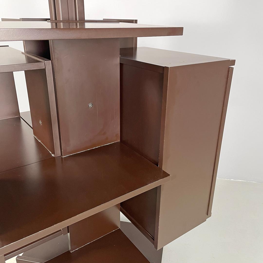 Italian mid-century modern revolving bookcase Centro Salocchi for Sormani, 1960s For Sale 10