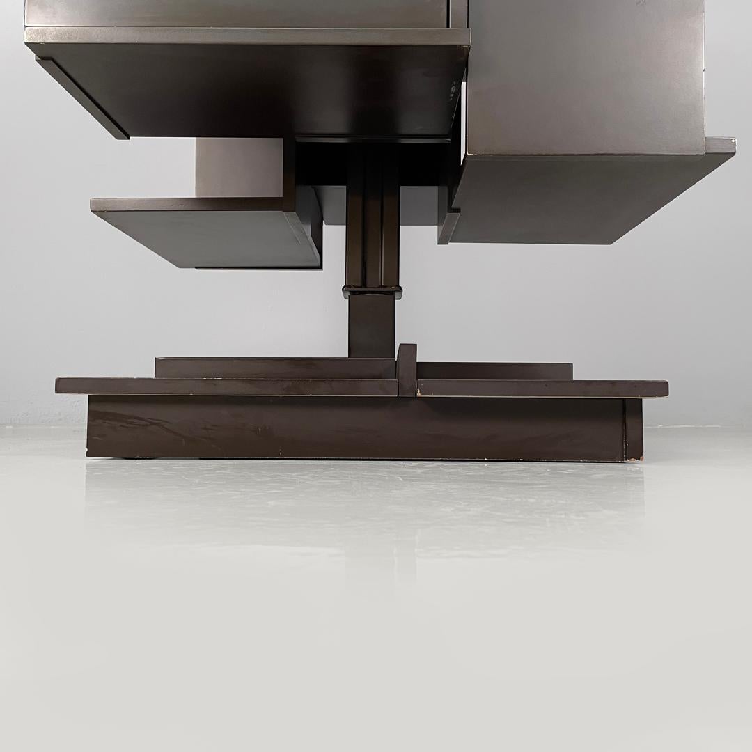 Italian mid-century modern revolving bookcase Centro Salocchi for Sormani, 1960s For Sale 13