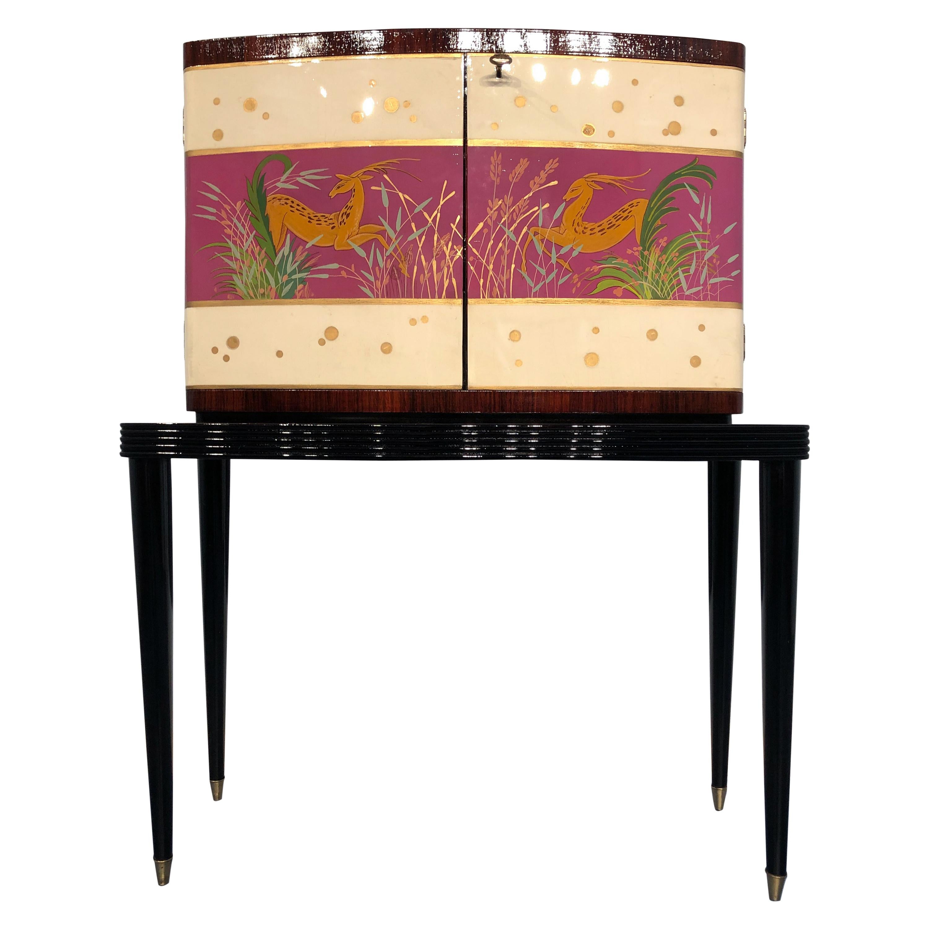 Italian Mid-Century Modern Cabinet Bar, 1950s