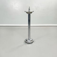 Italian Mid-Century Modern Round Floor Ashtray in Metal, 1970s