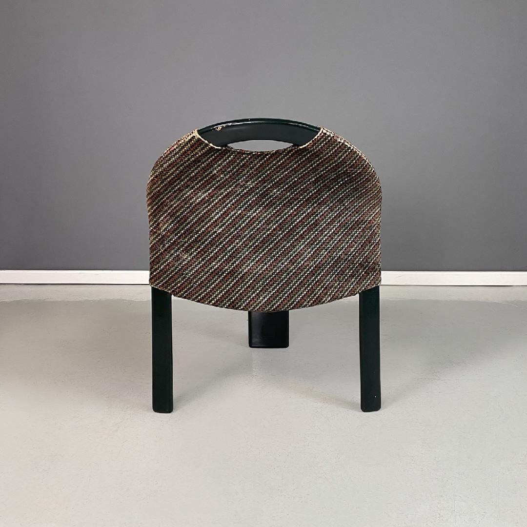 Fabric Italian mid-century modern Sail chairs by Giovanni Offredi for Saporiti, 1970s
