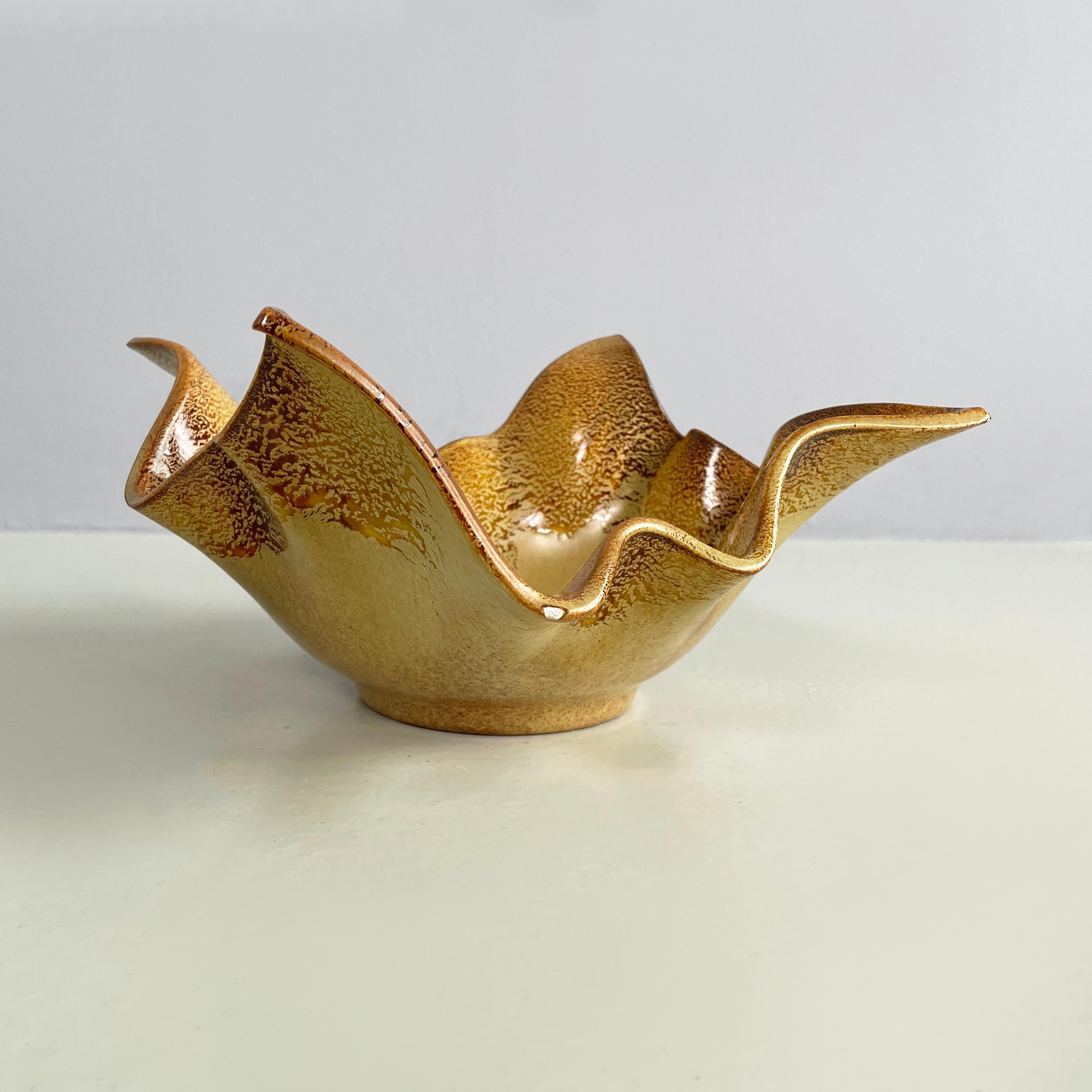 Centro de mesa italiano de cerámica escultórica moderna de mediados de siglo de Roberto Rigon Años 60 Italiano en venta