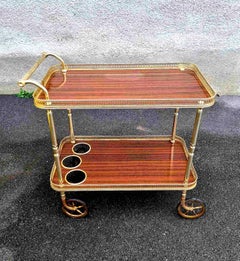 Italian Mid Century Modern Serving Trolley,  Italy 60s