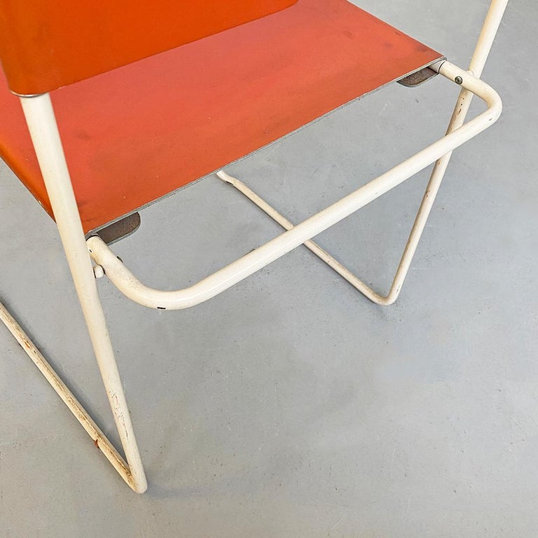 Italian Mid-Century Modern Set of 4 Libellula Chairs G.Carini for Planula 1970 For Sale 5