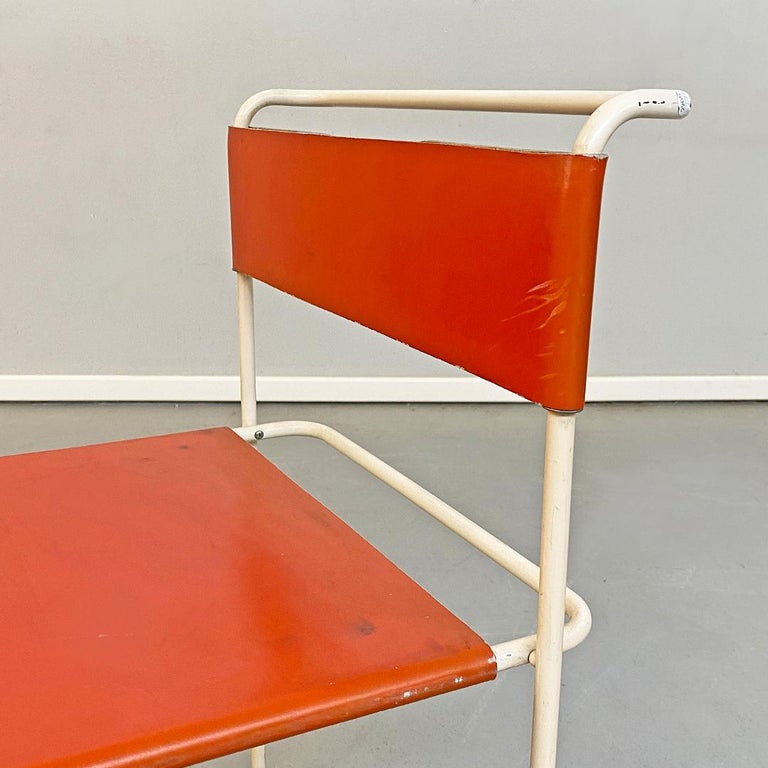 Italian Mid-Century Modern Set of 4 Libellula Chairs G.Carini for Planula 1970 For Sale 6