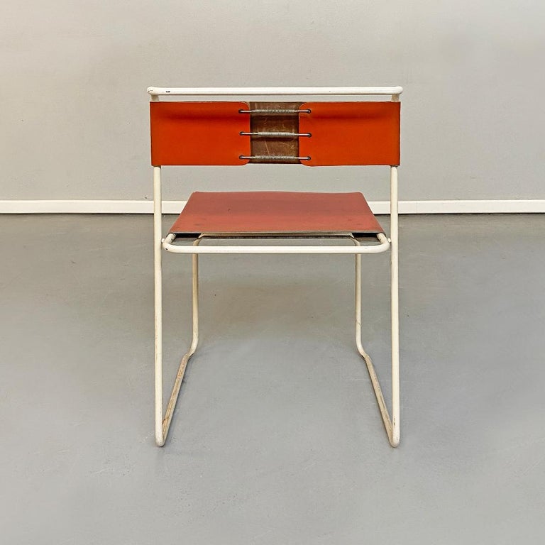 Italian Mid-Century Modern Set of 4 Libellula Chairs G.Carini for Planula 1970 For Sale 3