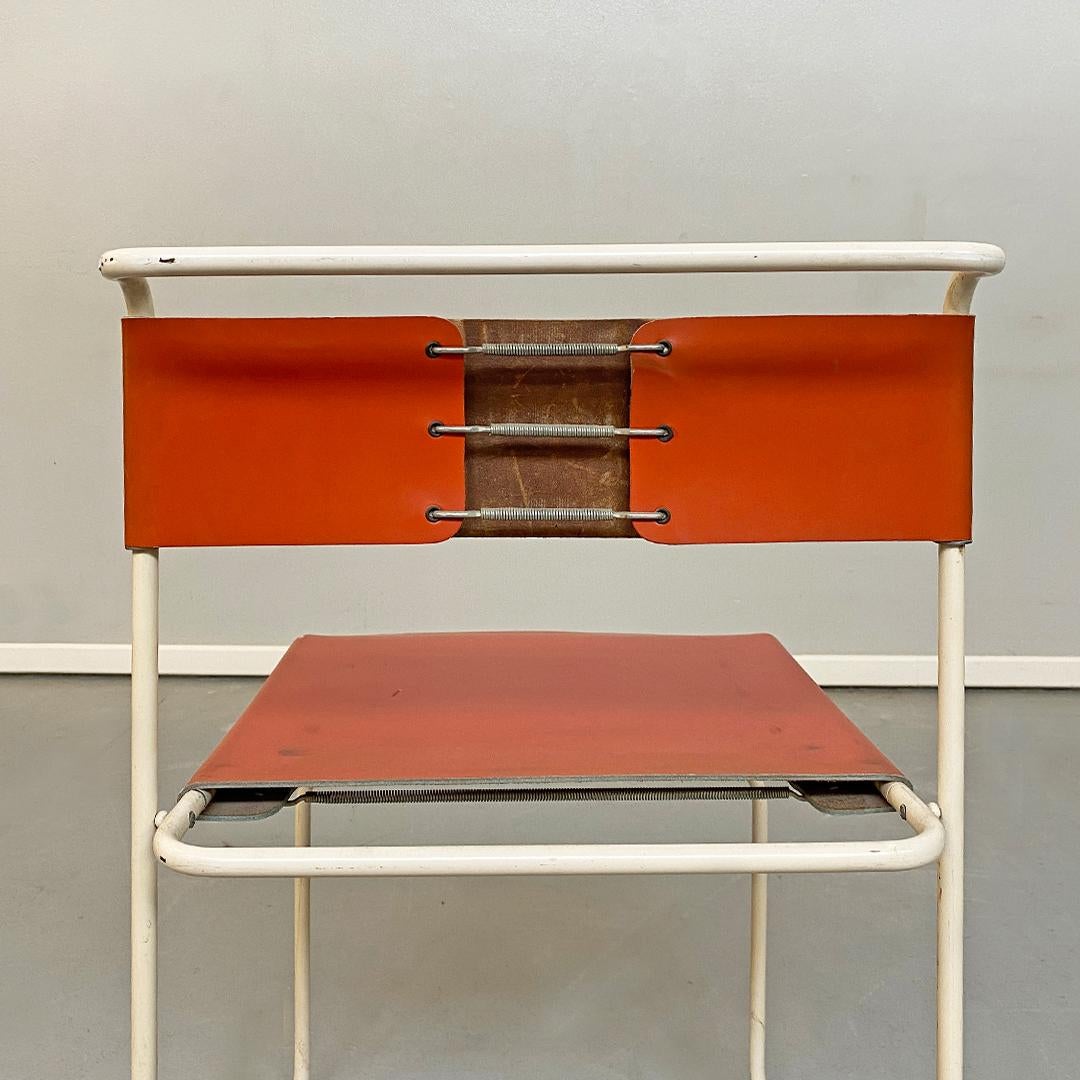 Italian Mid-Century Modern Set of 4 Libellula Chairs G.Carini for Planula 1970 For Sale 4