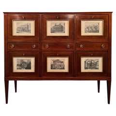 Credenza mobile bar italiana del Mid-Century Modern di Paolo Buffa, 1950