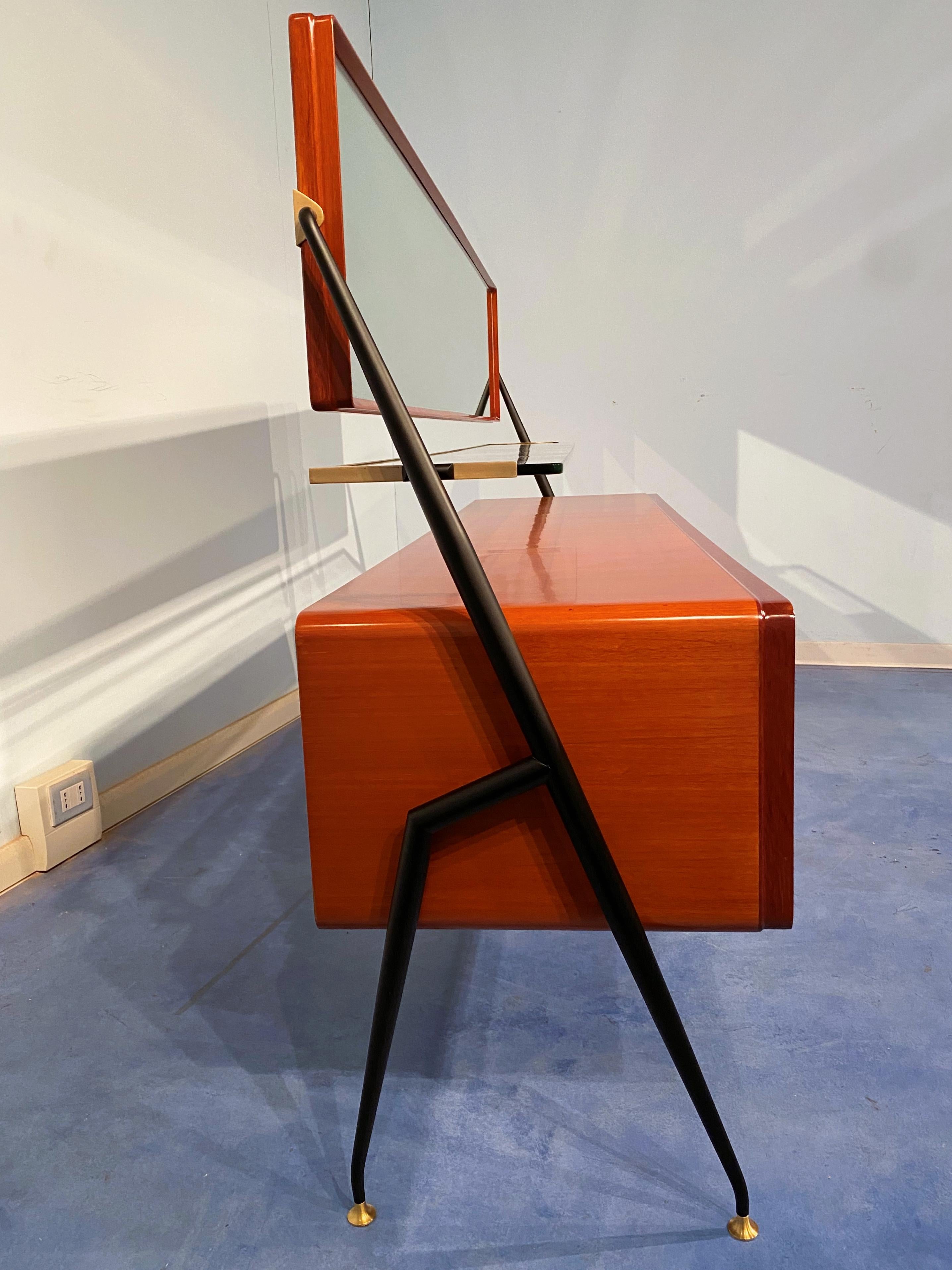Italian Mid-Century Modern Silvio Cavatorta Sideboard, Dresser, 1950s 6