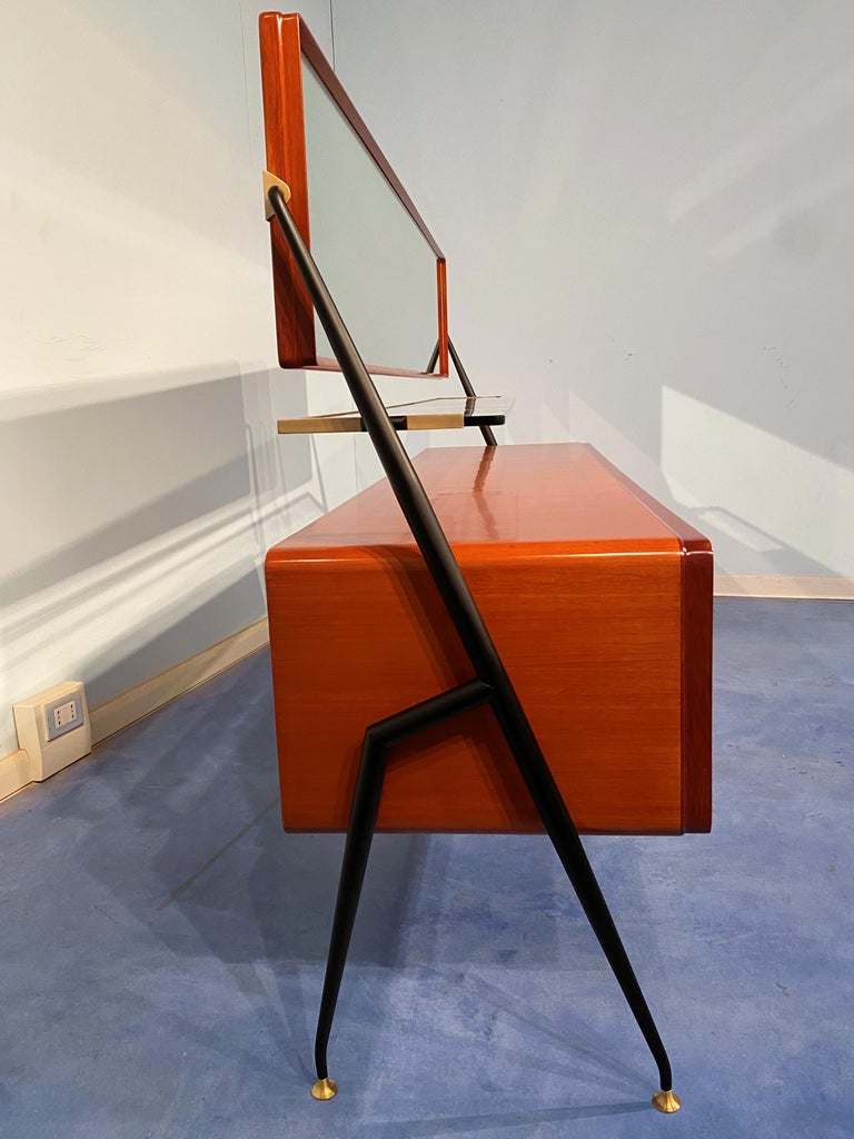 Italian Mid-Century Modern Silvio Cavatorta Sideboard, Dresser, 1950s For Sale 6