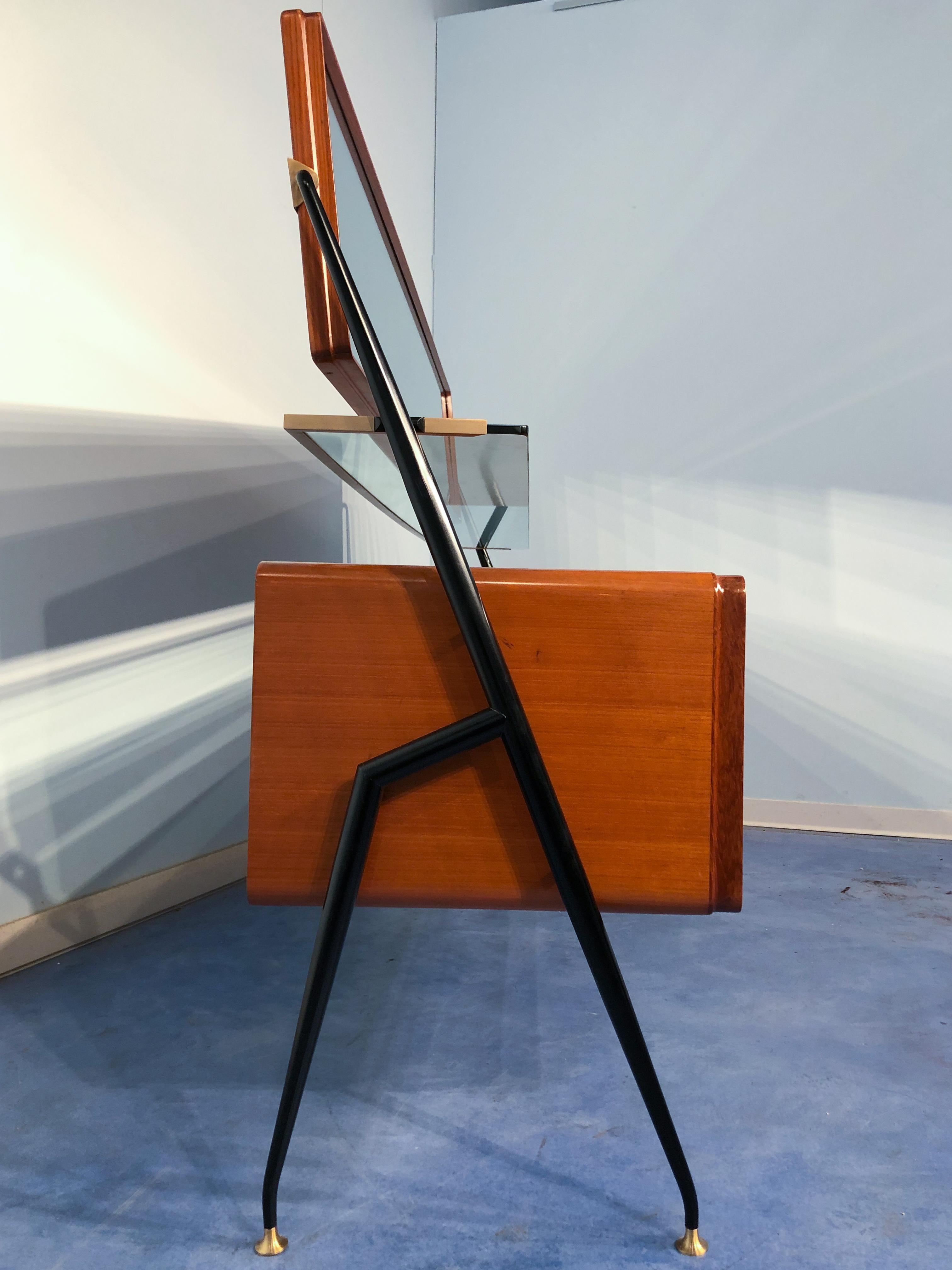 Italian Mid-Century Modern Silvio Cavatorta Sideboard, Dresser, 1950s 13