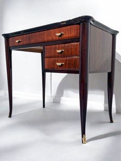 Petit bureau et chaise italiens modernes du milieu du siècle dernier attribués à Paolo Buffa, années 1950