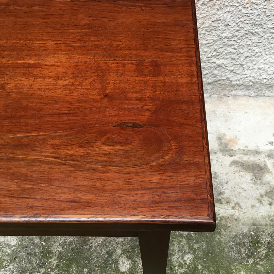 Italian Mid-Century Modern Small Wood Table with Rectangular Top, 1950s 4