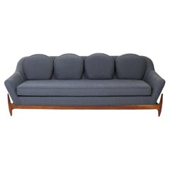 Italian Mid Century Modern Sofa Reupholstered in Your Fabric 82.5" W