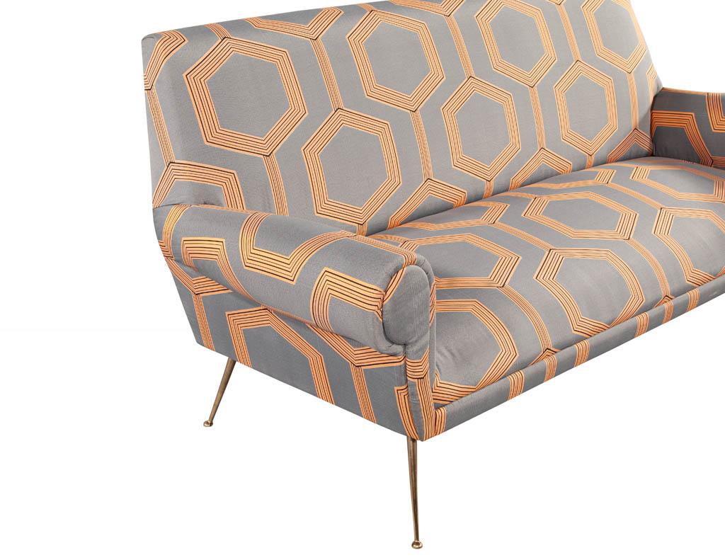 Italian Mid-Century Modern Sofa Settee 5