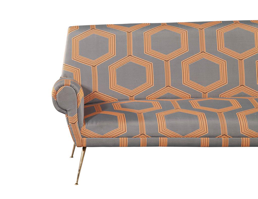 Italian Mid-Century Modern Sofa Settee 2