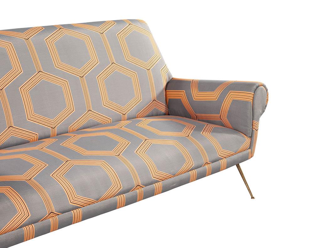 Italian Mid-Century Modern Sofa Settee 3