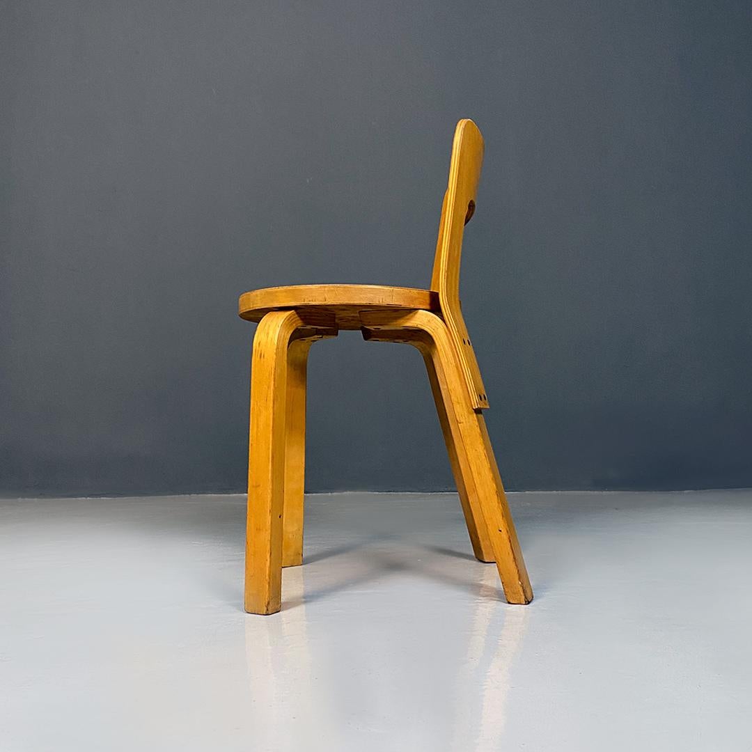 Mid-Century Modern Solid Wood Chair by Alvar Aalto for Artek, 1960s 6