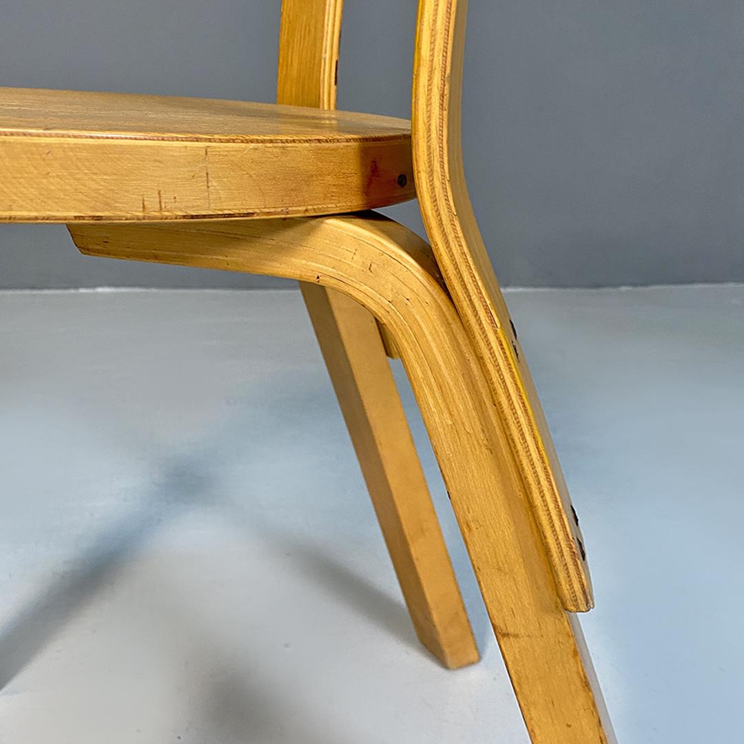Mid-20th Century Mid-Century Modern Solid Wood Chair by Alvar Aalto for Artek, 1960s