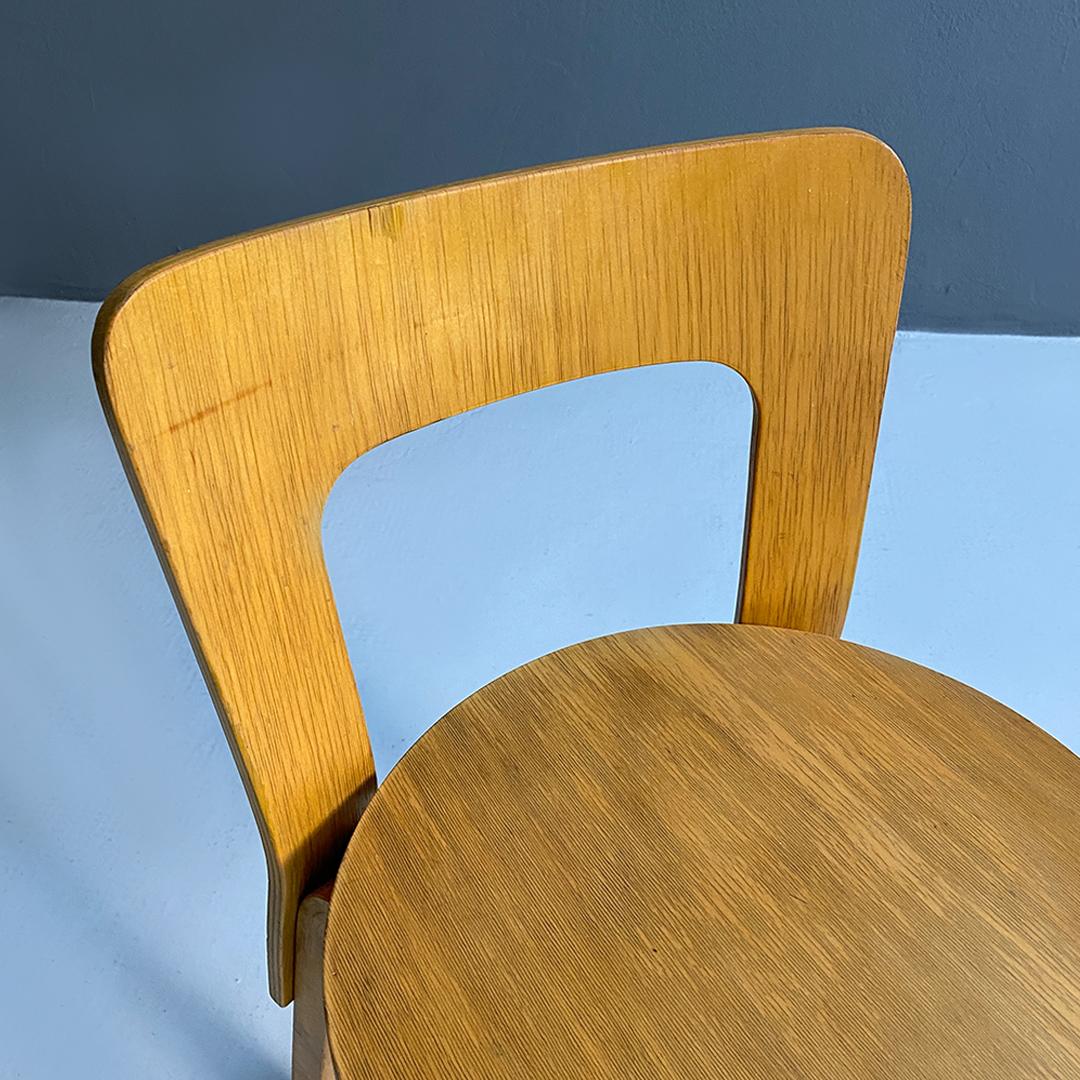 Mid-Century Modern Solid Wood Chair by Alvar Aalto for Artek, 1960s 3