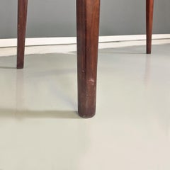 Italian Mid-Century Modern Solid Wood Coffee Table with a Boomerang Shape, 1960s