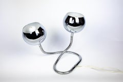 Space Age Table Lamp Serpente by Goiffredo Reggiani, Chrome, Italy 1970s