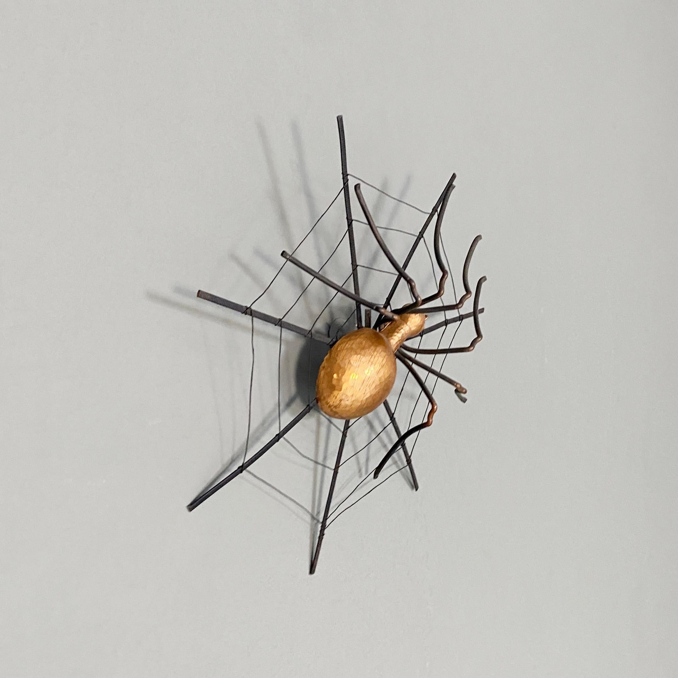 Italian Mid-Century Modern Spider-Shaped Wall Decoration, 1960s For Sale 2