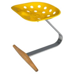 Italian mid-century modern stool Mezzadro by Castiglioni for Zanotta, 1960s