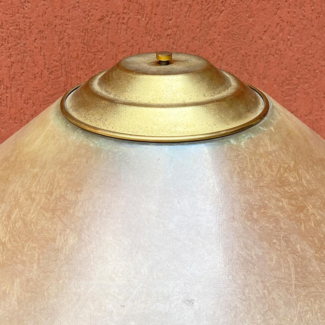 Italian Mid-Century Modern Style Brass and Plexiglass Floor Lamp, 1980s 2
