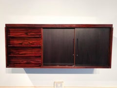 Italian Mid-Century Modern Wall Mounted Sideboard, 1950s